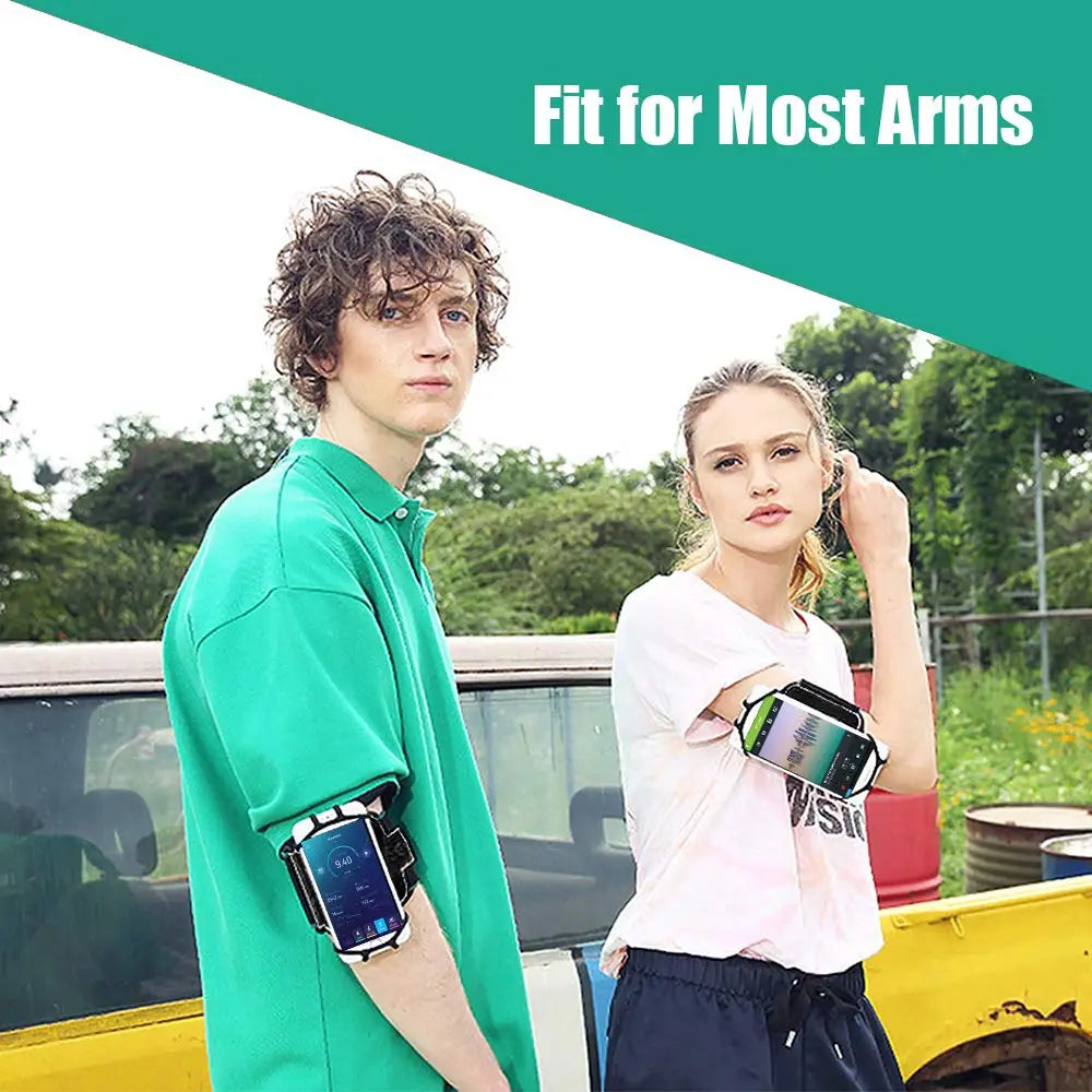 Wristband Phone Holder for iPhone Running 4"-6.5" Inch Universal Sports Armband for Samsung Xiaomi OPPO Cycling Gym Arm Band Bag