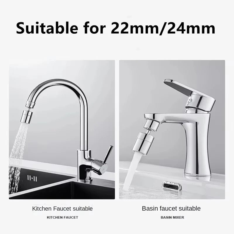 720° Universal Rotating Faucet Aerator Splash Proof Water