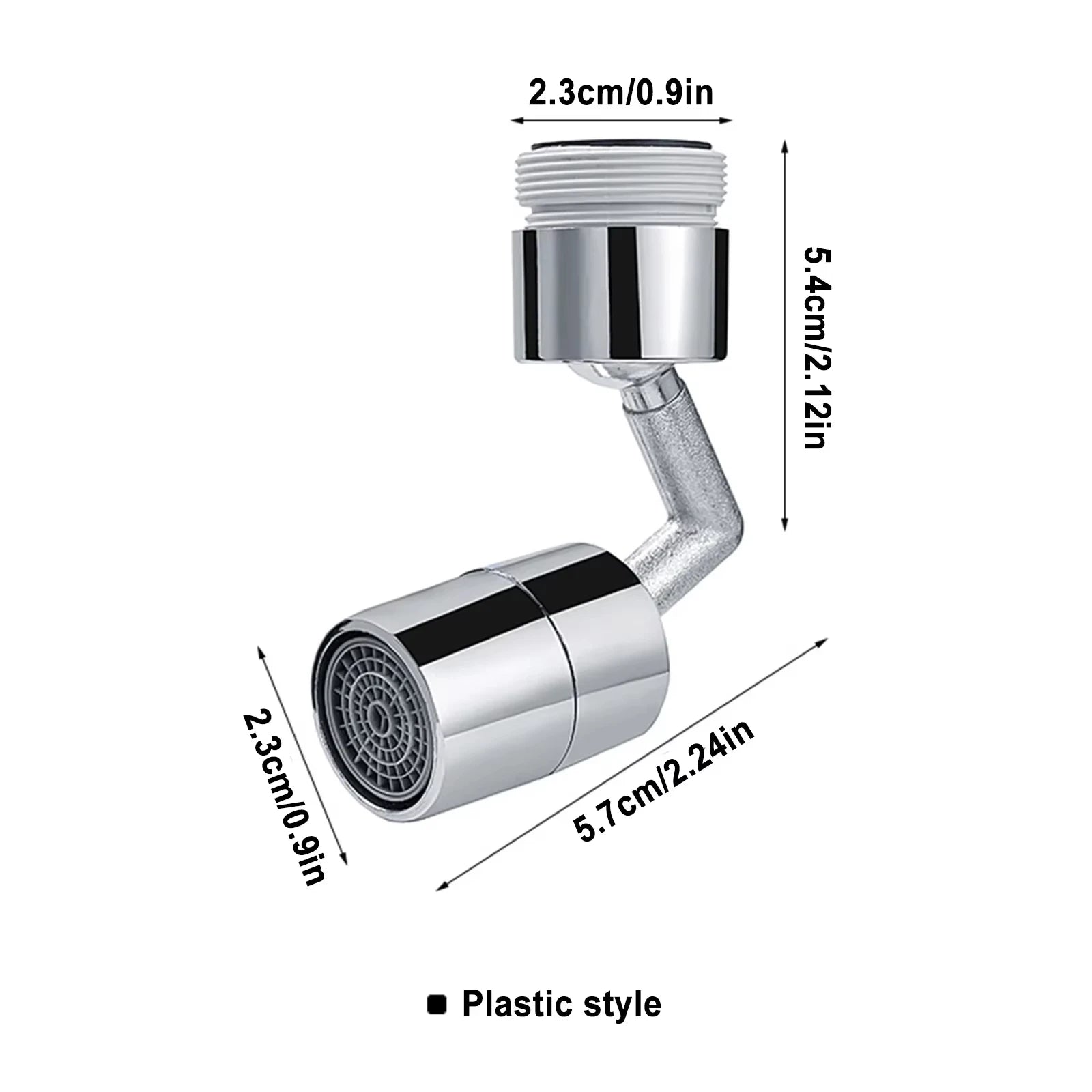 720° Universal Rotating Faucet Aerator Splash Proof Water