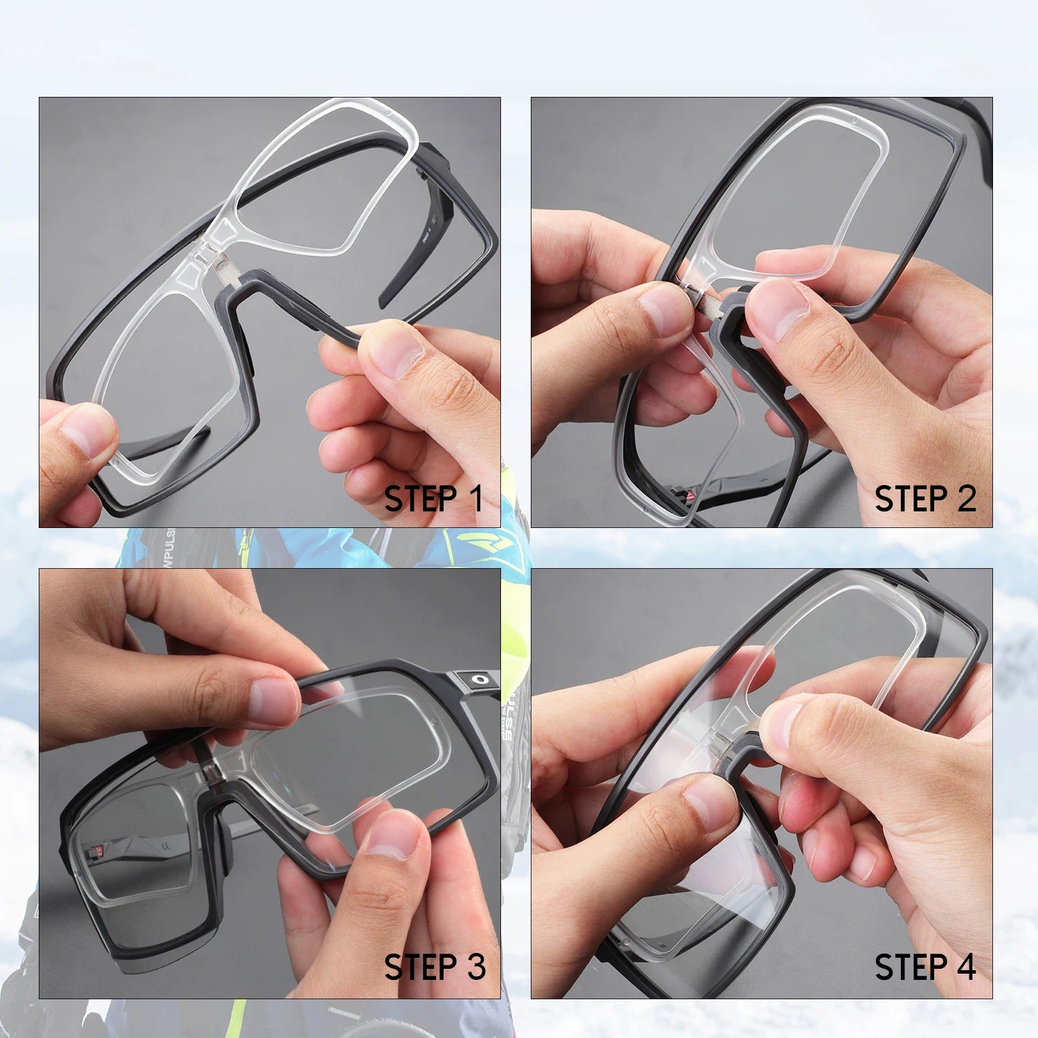 HDTAC Insert Clip-On Prescription Clip for Oakley Sutro Sunglasses