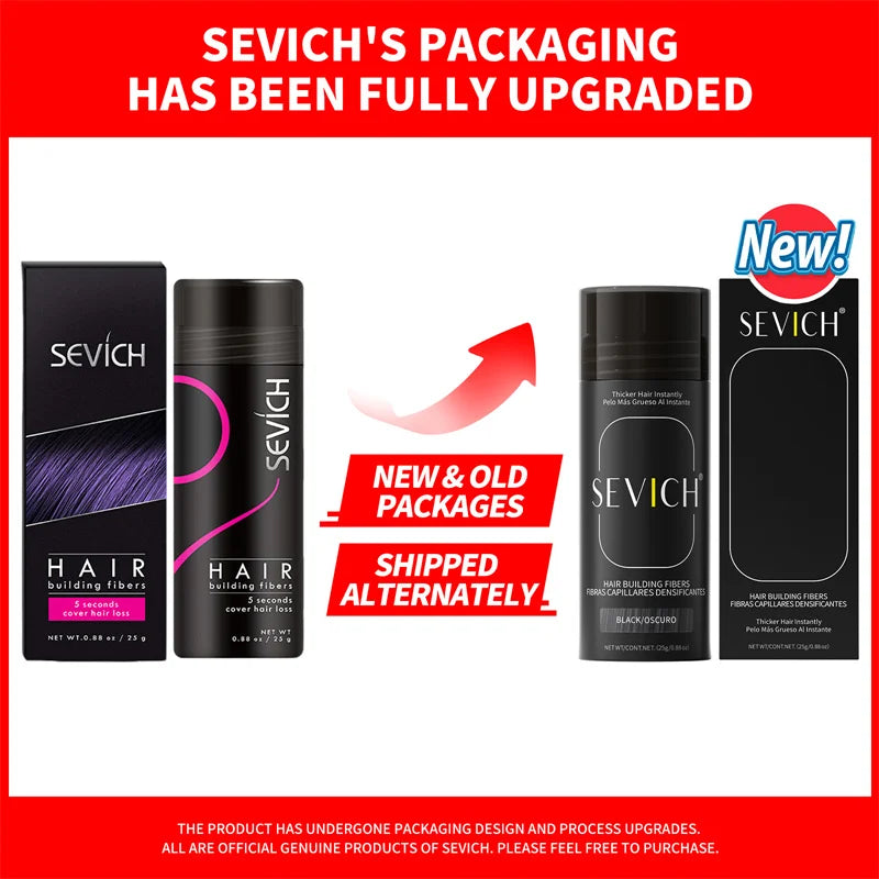 Hair Building Fibers Keratin Thicker Anti Hair Loss Products Concealer Refill Thickening Hair Fiber Powders Growth sevich 25g